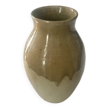 Ancient glazed terracotta vase