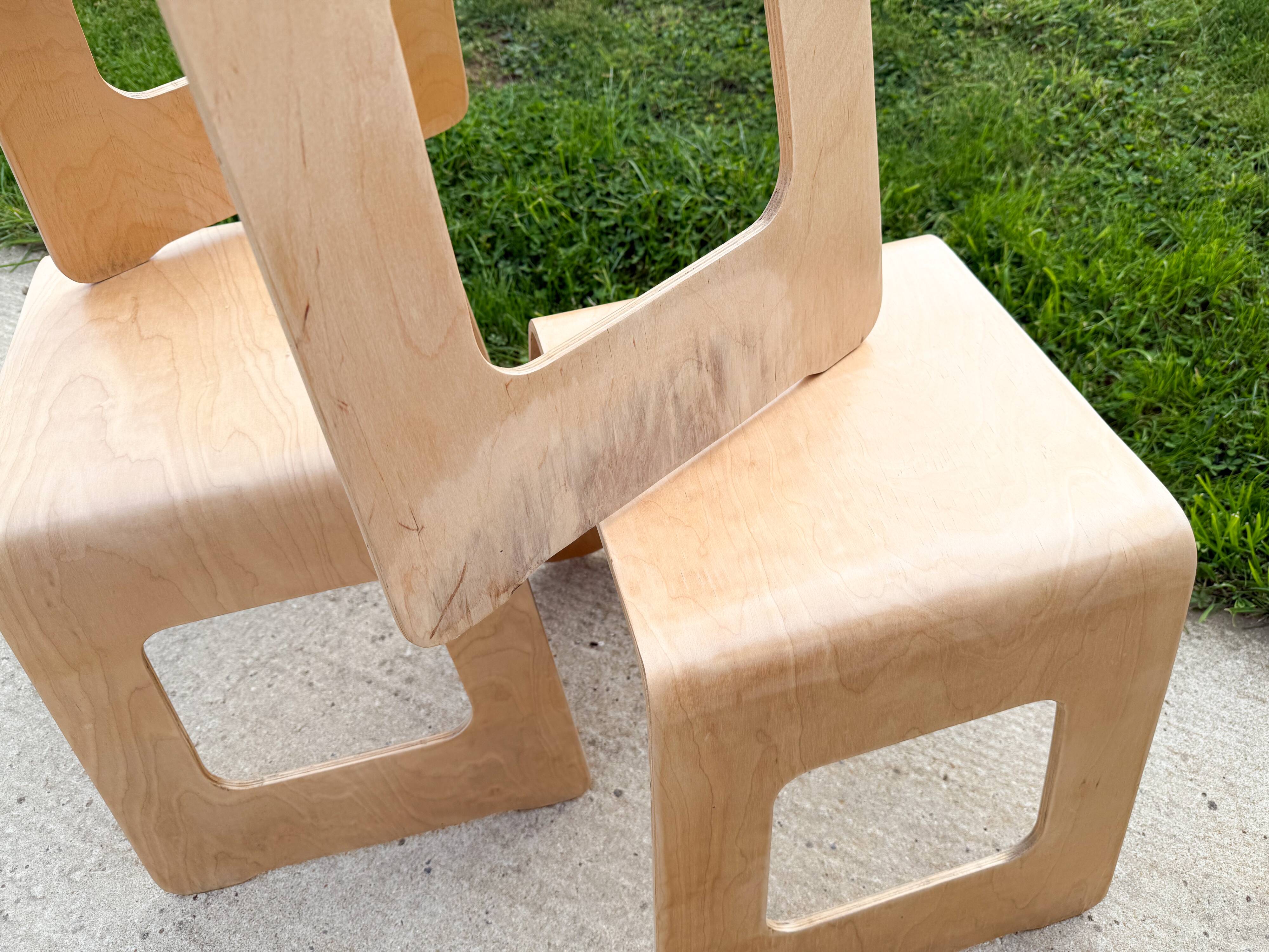 3 stools by Lisa Norinder for IKEA, 1990s