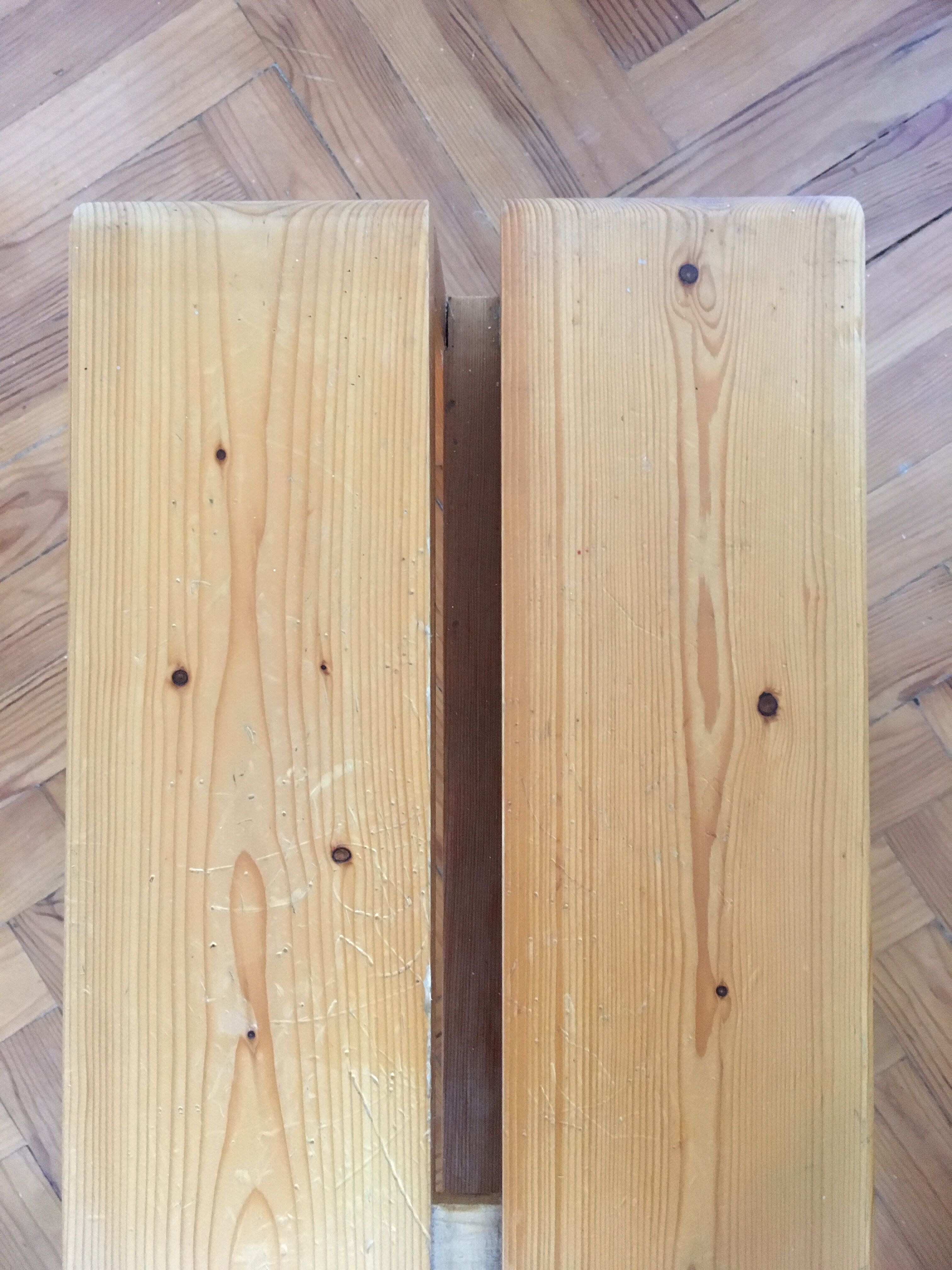 Charlotte Perriand pine bench