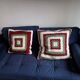 Retro crochet cushions
