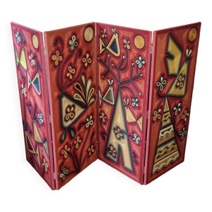 Paravent à décor de - 120