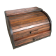 Vintage wooden curtain box