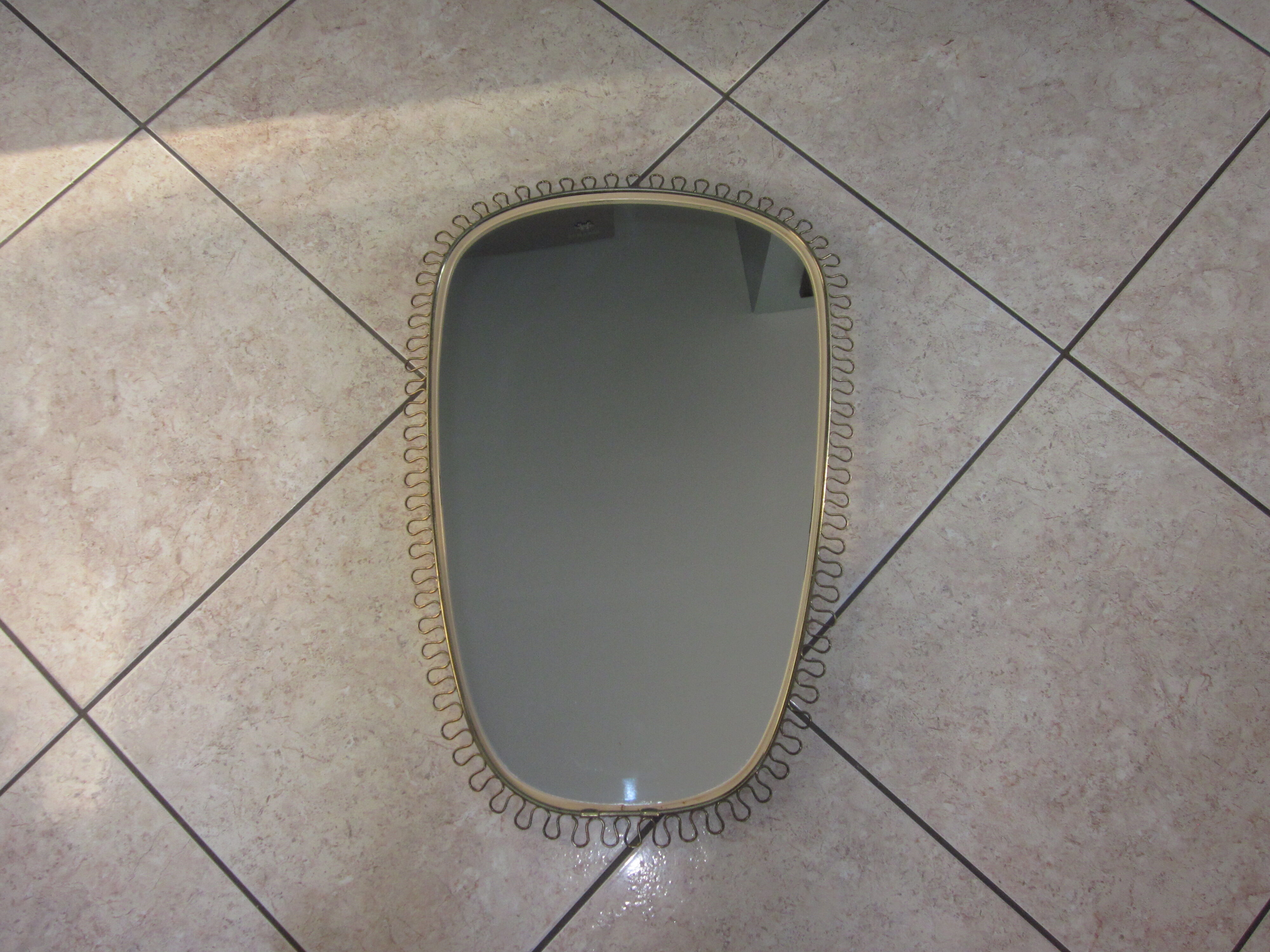 Free-form mirror years 50 design Josef Frank