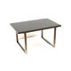Vintage heavy slate coffee table made in the 1970s