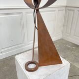 Lampe en acier corten Eric Dartois