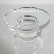 8 vintage Sèvres crystal champagne glasses, 1970s
