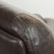 Comfortable Durlet Lounge Chairs in Chocolate Brown Leather, Set of Two 70s