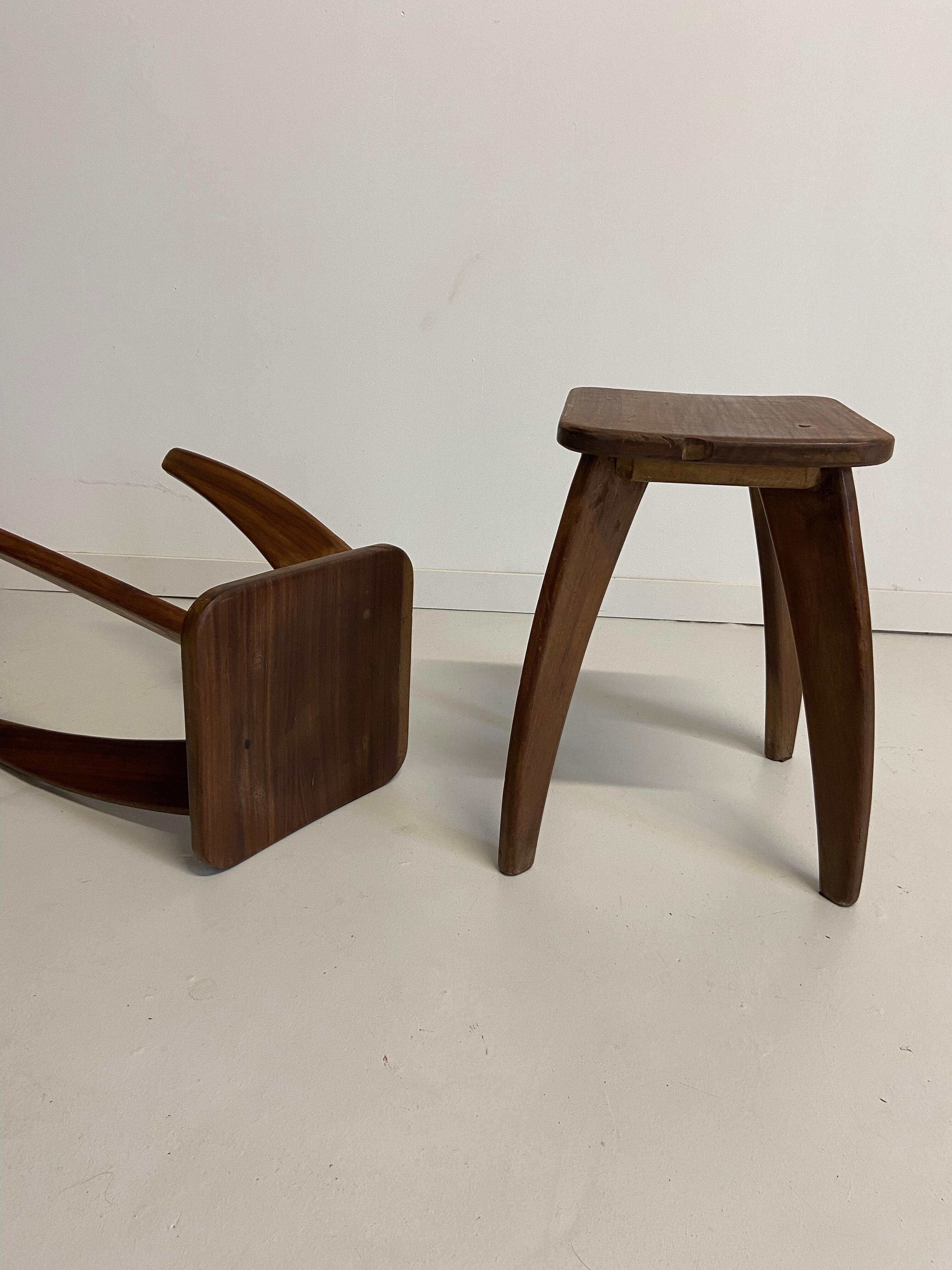 Scandinavian rosewood stools