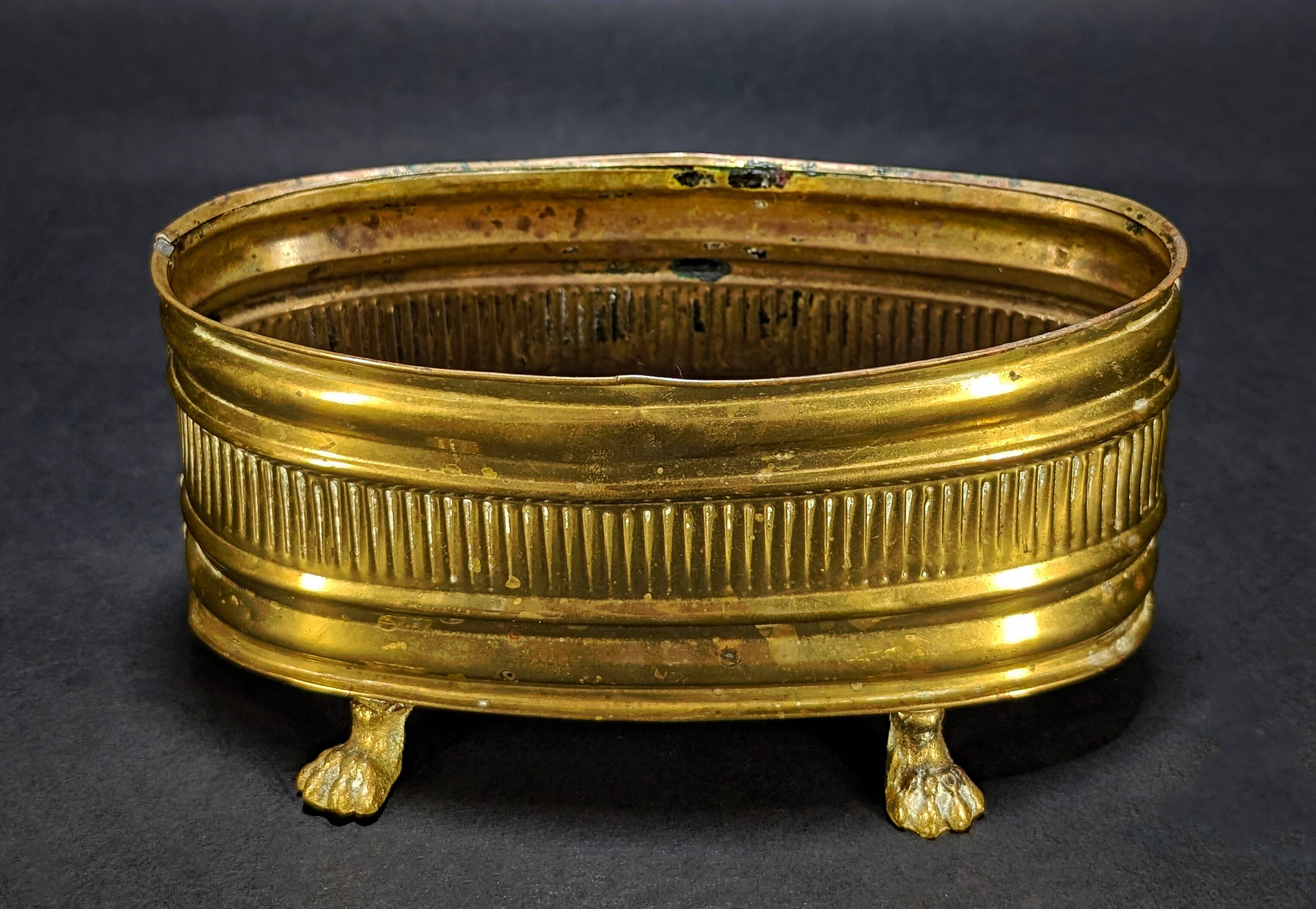 Small Brass Planter 19th Century