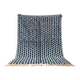 Moroccan Berber rug blue and ecru 300x200 cm – geometric pattern