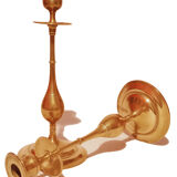 Brass candle holders