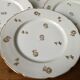 12 dessert plates in Limoges porcelain
