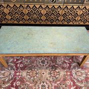 Table basse peinte Louis XVI