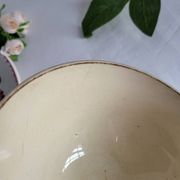 Antique Lunéville earthenware bowl KG with blue polka dots