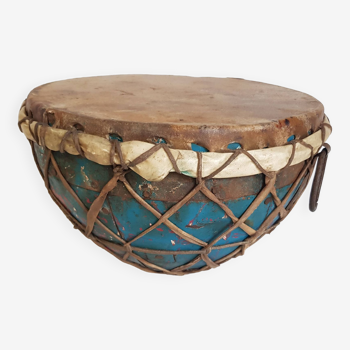 Ancien tambour "Nagara" indien