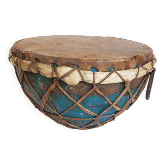 Ancien tambour "Nagara" indien