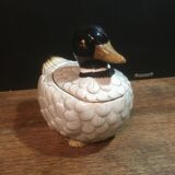 Tiled duck with lid (Japan)