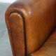 Sheepskin Leather Art Deco Style Design Armchair