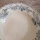 Set of 12 deep terre de fer plates