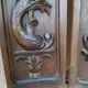 Pair of decorative panels carved wood Renaissance decoration