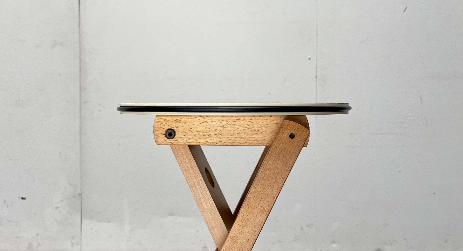 Postmodern Italian folding stool by Enolinea, 1980s.