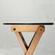 Tabouret pliant italien postmoderne de Enolinea, années 1980
