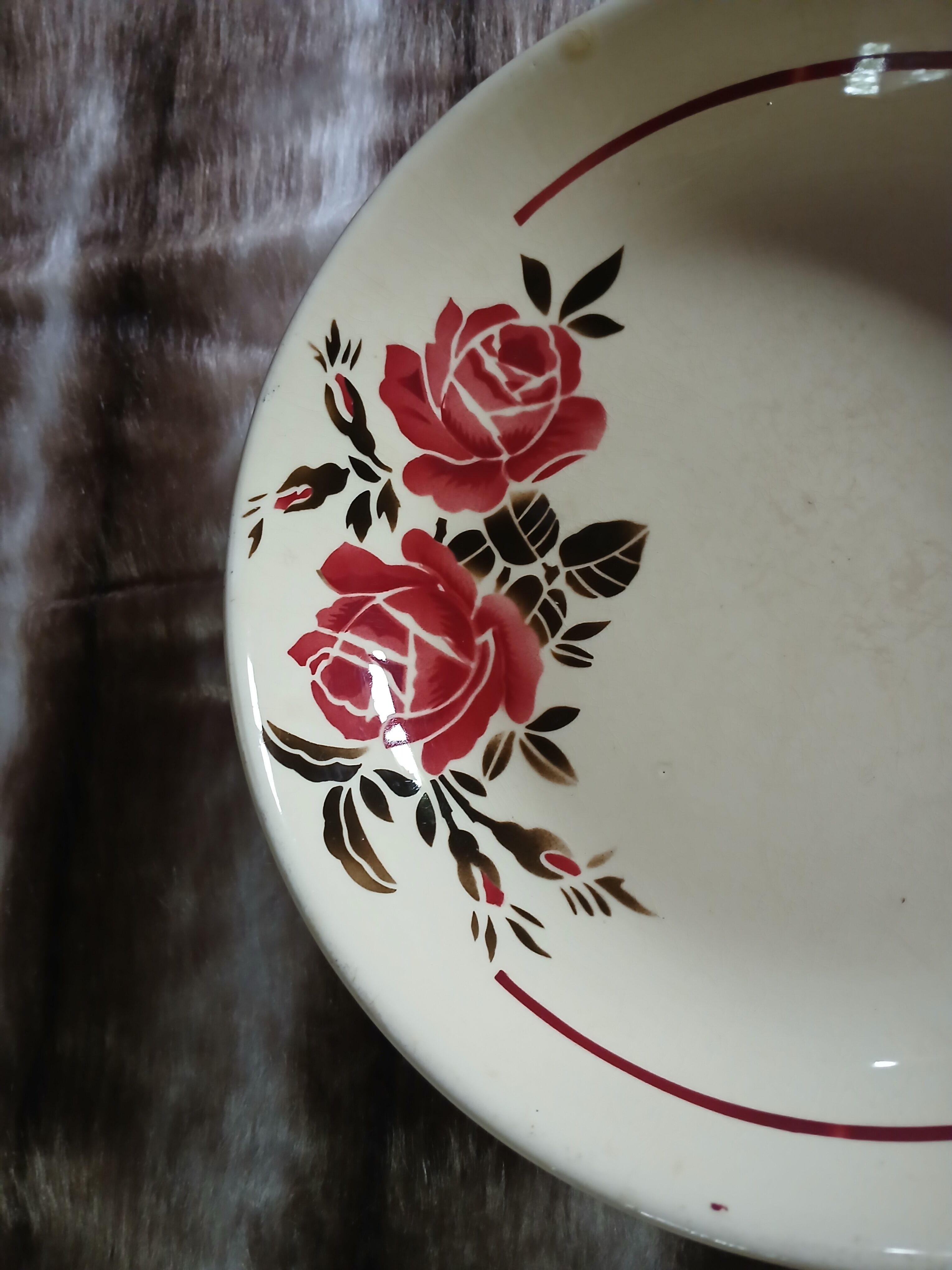 Plat/ compotier ancien Badonviller