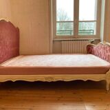 Louis XV style bed base and headboard
