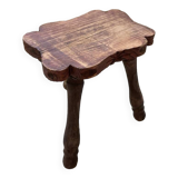 Handcrafted tripod stool