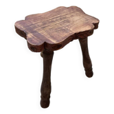 Handcrafted tripod stool