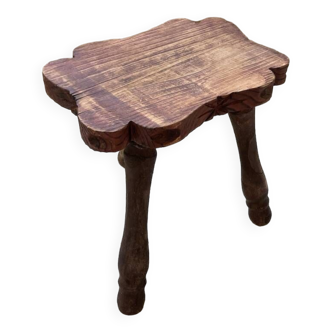 Handcrafted tripod stool