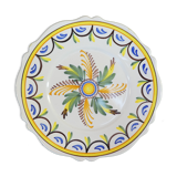Assiette en faience de Malicorne signé émile Tessier