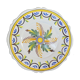 Assiette en faience de Malicorne signé émile Tessier