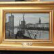 Vintage reproduction Bernard Buffet La Rochelle, the 3 towers