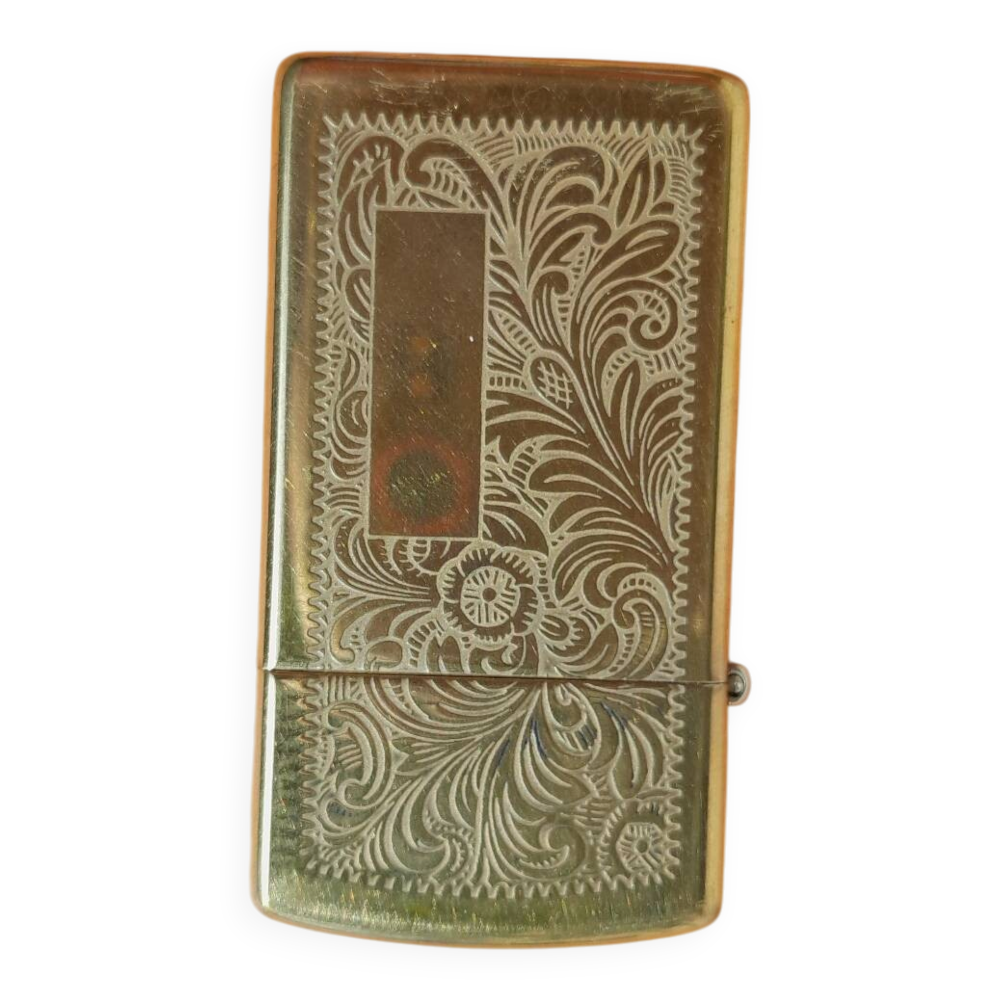 Zippo Slim Venetian Brass Vintage Lighter (1994)