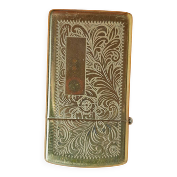 Briquet Zippo vintage Slim Venetian en laiton 1994
