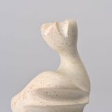 White stone sculpture by v.bee, switzerland