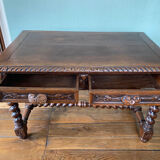 Desk Louis XIII High Period-style table carved