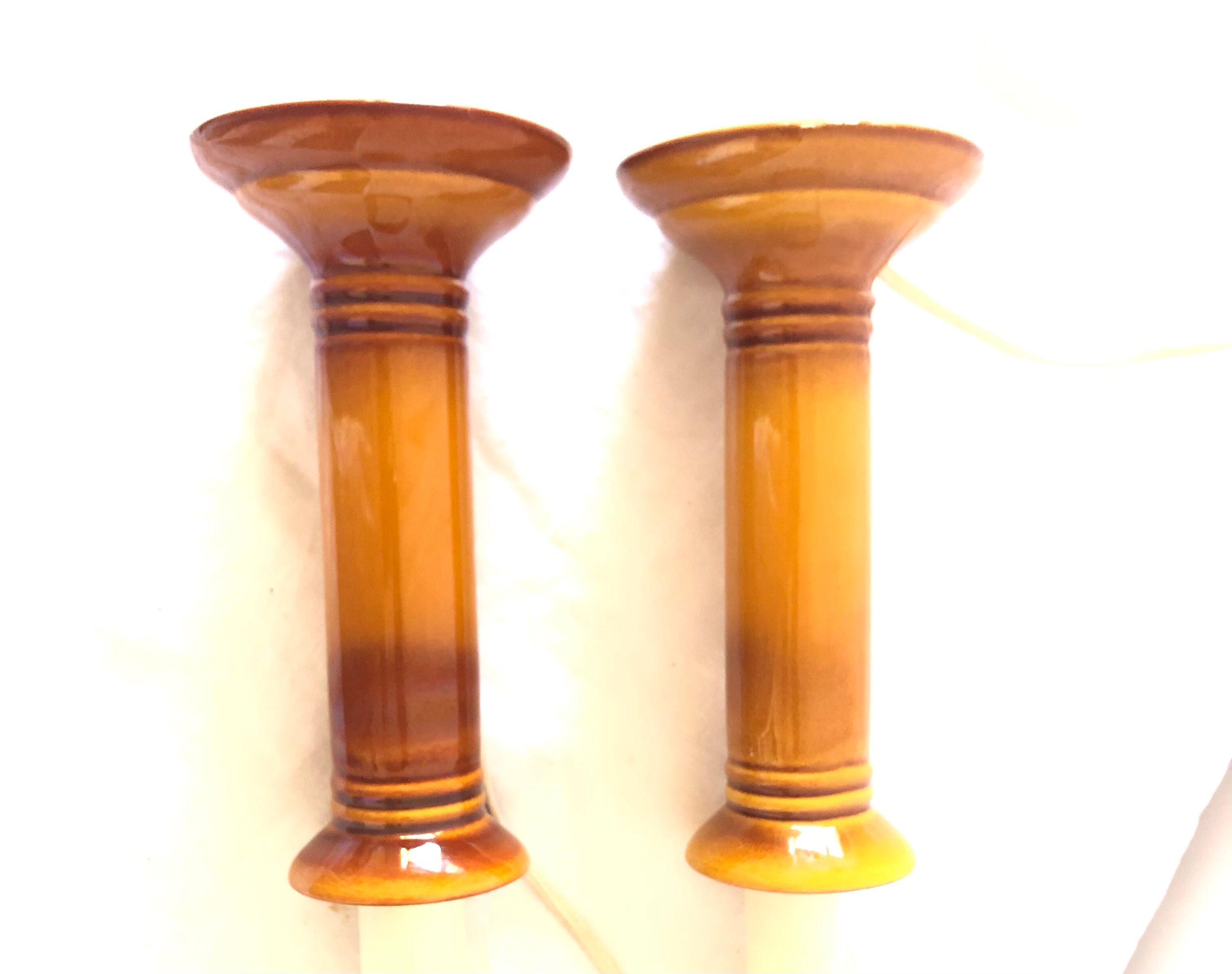 Paire  de lampe fabrication française Kostka vintage.