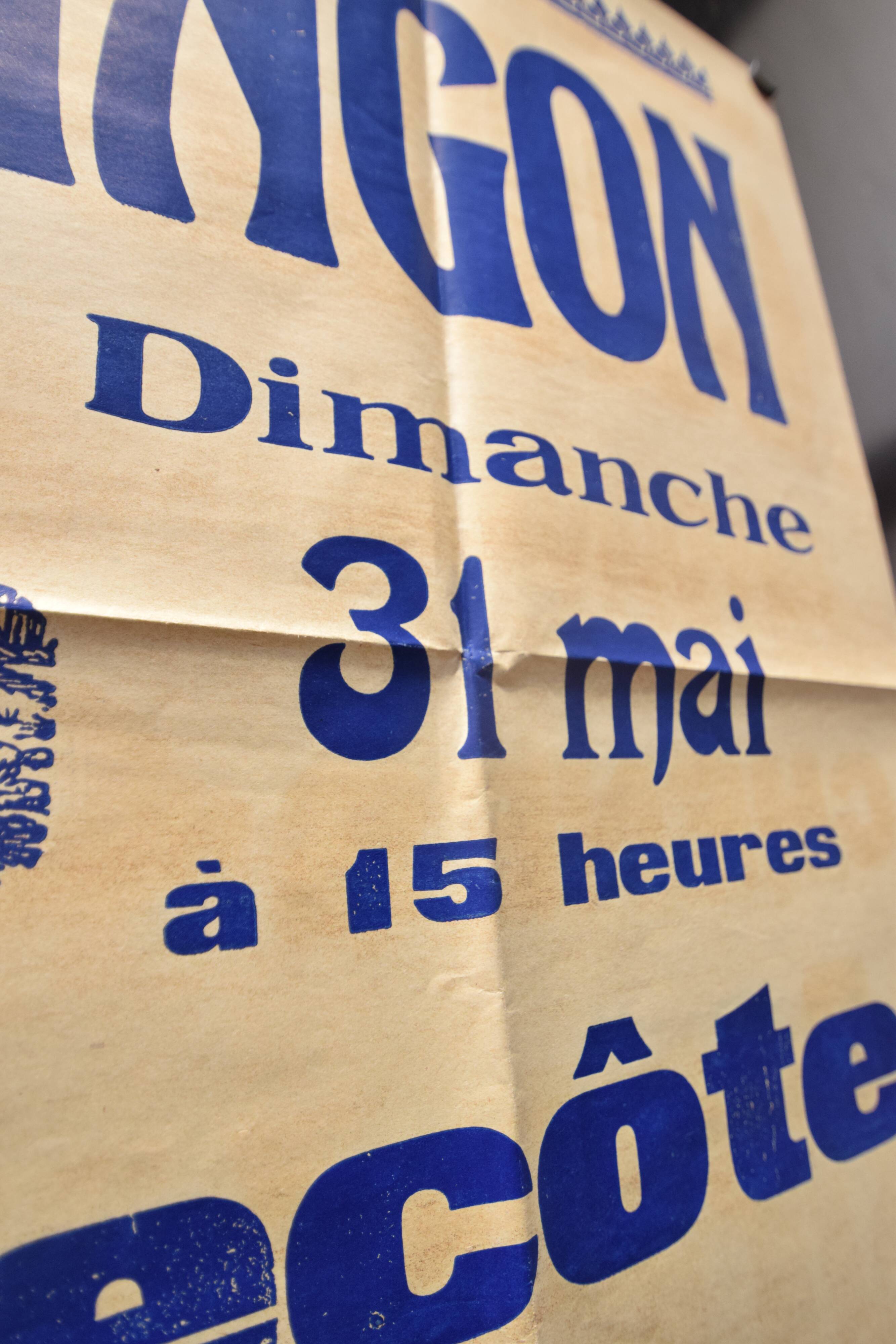 Poster "Langon Races" - 1930s