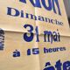 Affiche "Courses de Langon" années 1930