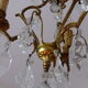 Crystal chandelier 3 branches