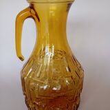Vintage Bormioli Italian glass carafe from the 70s
