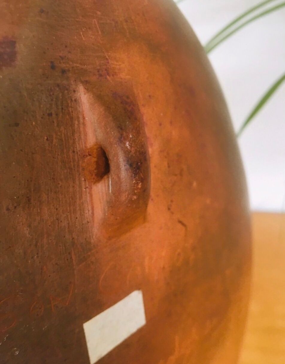 Céramique d'art du milieu du siècle signée
