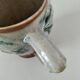 Moulded slip pitcher - late 19th century - Floral decoration in relief