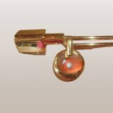 Applique murale en laiton doré, années 80