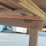 Solid wood art deco table, with extensions