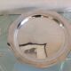 Servant of table on foot shower in silver metal art deco style