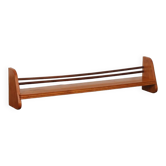 Large vintage wooden shelf, Czech design circa 1960