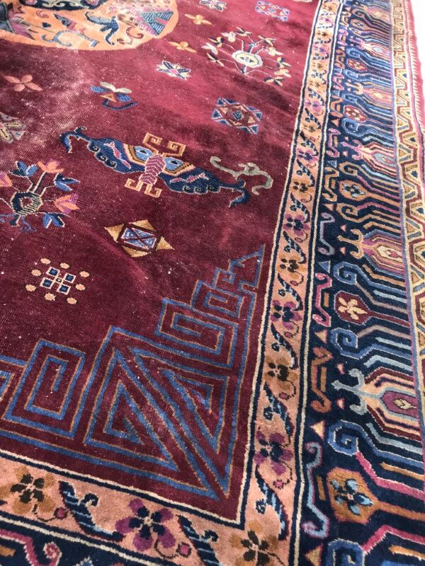 Chinese rug handmade 280 x 377 cm